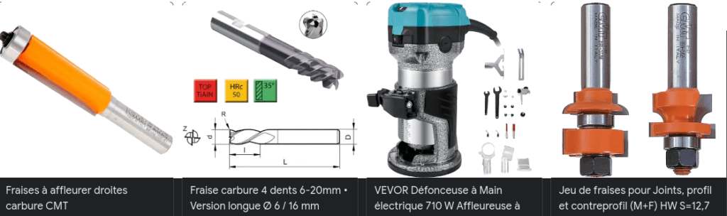 illustratration fraiseuse google shopping