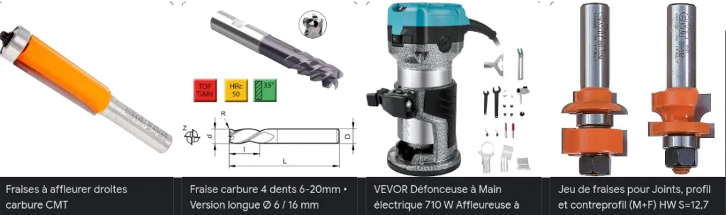 illustratration fraiseuse google shopping