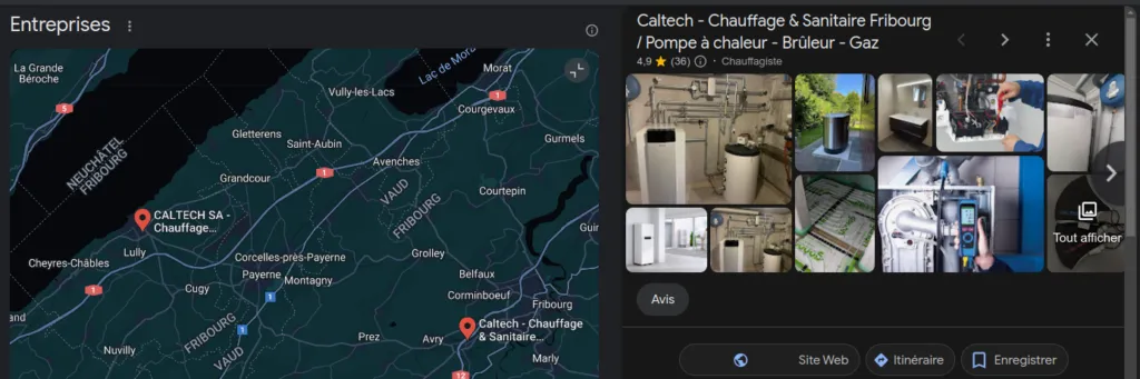 caltech chauffagiste