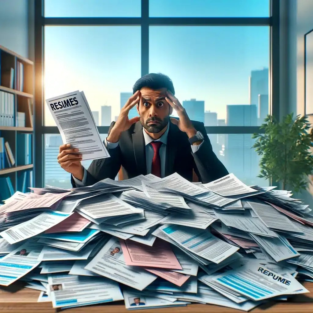 illustration gestion des candidature (dallE)