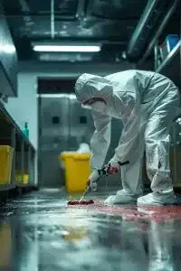 nettoyeur scene de crime